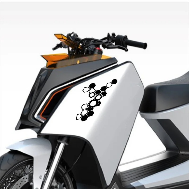 1개 허니콤 기어 오토바이 스티커 모토크로스 페어링 연 - Motorcycle Gear Logo 리뷰 및 가격