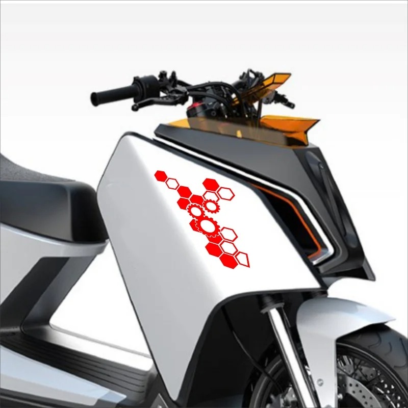 1개 허니콤 기어 오토바이 스티커 모토크로스 페어링 연 - Motorcycle Gear Logo 리뷰 및 가격